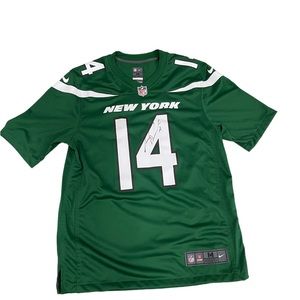 Nike New York Jets Sam Darnold Autographed Jersey